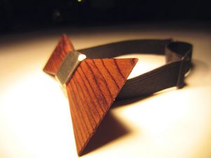 В Чехии вошли в моду деревянные галстуки