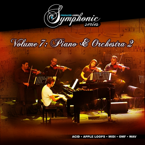 Producer Loops Symphonic Series Vol 7 Piano Orchestra 2 ACiD WAV AiFF