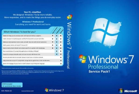 Windows 7 Professional SP1 (32 Bit 64 Bit) - NoGrp