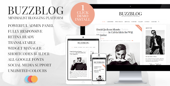 Nulled ThemeForest - BuzzBlog v2.6 - Clean & Personal WordPress Blog Theme