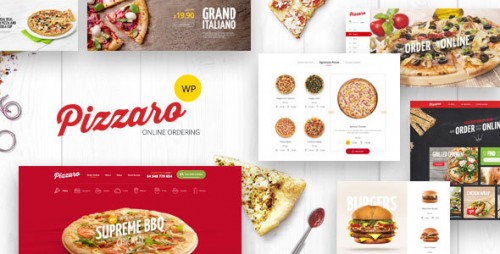 NULLED Pizzaro v1.1.3 - Fast Food & Restaurant WooCommerce Theme product snapshot