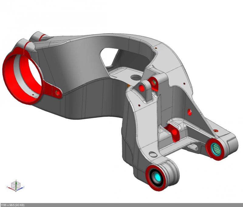 CAD-рисунки мотоцикла Ducati Streetfighter 848 (2012)