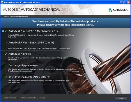 Autodesk AutoCAD Mechanical ( 2014, x86/x64 )