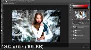 Цветокоррекция зимней фотографии в photoshop (2017)