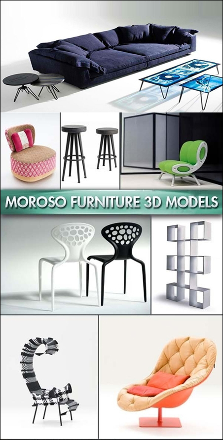 Moroso Modern Interior Furniture – 3D Models