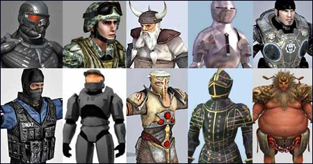 Game Characters models
